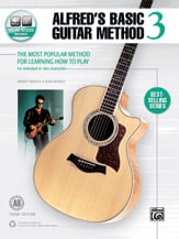 Alfred's Basic Guitar Method No. 3 Guitar and Fretted sheet music cover